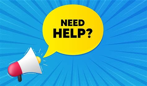 Need Help Symbol Support Service Sign Vector Stock Illustration