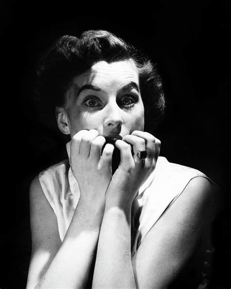 1950s Scared Frightened Brunette Woman Photograph By Vintage Images Fine Art America