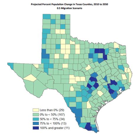Texas Population To Double By 2050 Says Report