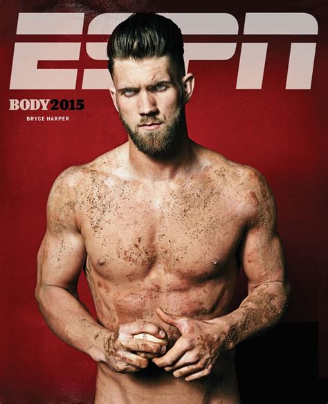 bryce harper strips down for espn magazine s body issue—watch now e news