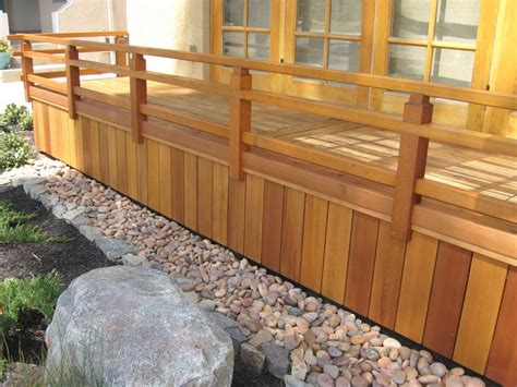 Japanese Deck Railing And Engawa Asian Deck San Diego By Woods