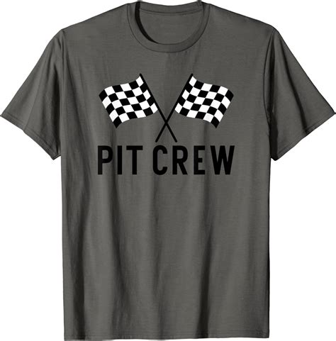 Pit Crew Race Track Racing Car T Shirt Clothing Shoes
