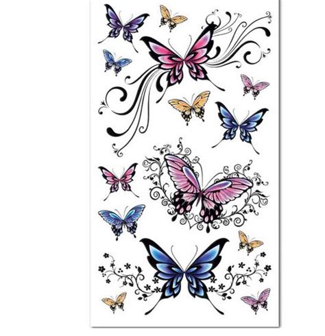 Sex Many Butterfly For Hands Arm Good Quality Temporary Tattoos