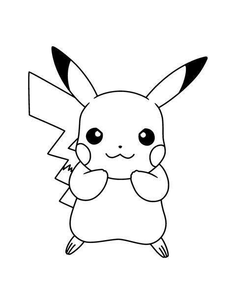 Coloring Page Pokemon Advanced Coloring Pages 193 Pikachu Coloring