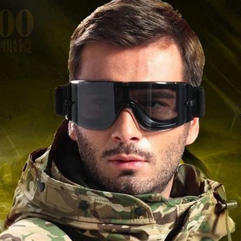 Military Goggles 3 Lenses Tactical Army Sunglasses Paintball Airsoft Hunting Combat Tactical