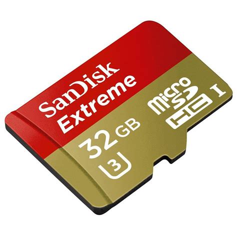 Cartão De Memória Microsd Sandisk Extreme 32gb 100 Mbs U3