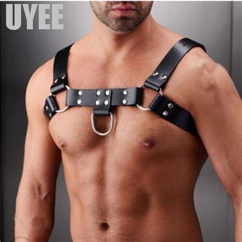 Leather Lingerie Belts Body Chest Harness Bondage Sexy Costume Fetish Harness For Men Exotic