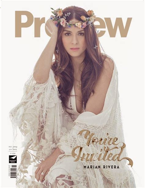 Marian Rivera Covers Preview Magazine December January