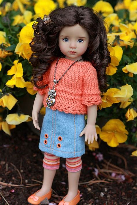 brooke marie with pansies by blondeziggy2 american doll clothes spring photos knit outfit