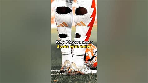 why do footballers wear socks with holes 🤣 football footballnews footballfacts youtube