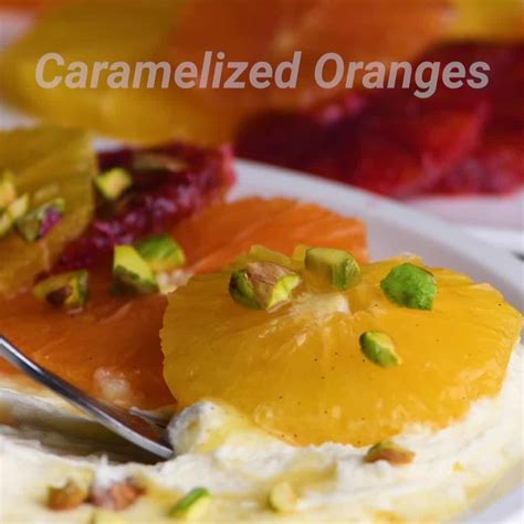 Caramelized Oranges With Mascarpone So Yummy Recipe Food Healthy