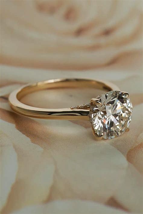 27 Simple Engagement Rings For Girls Who Love Classic Oh So Perfect