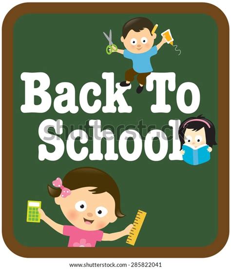 Back School Kids Jpeg Stock Illustration 285822041 Shutterstock