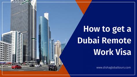 How To Get A Dubai Remote Work Visa