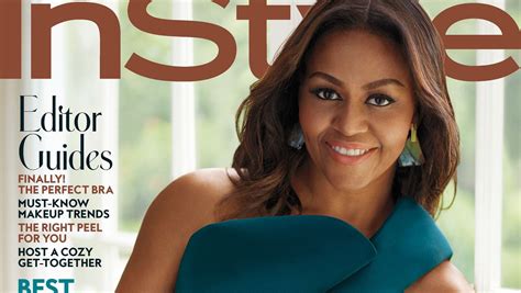 Michelle Obama Stuns In Brandon Maxwell On Cover Of Instyle