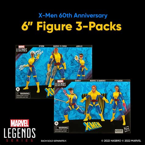 First Look Marvel Legends Series X Men 3 Packs Project Action Figure