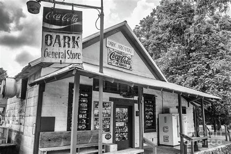 Oark General Store Bw Photograph By Scott Pellegrin Fine Art America