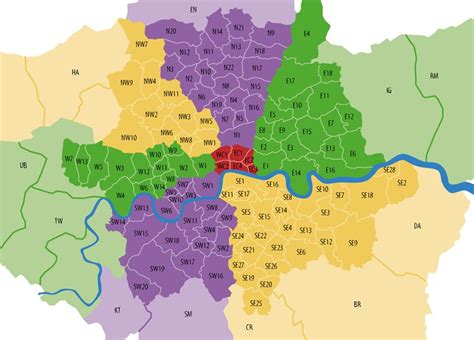 Greater London Postcodes Map Preview Maproom Vrogue