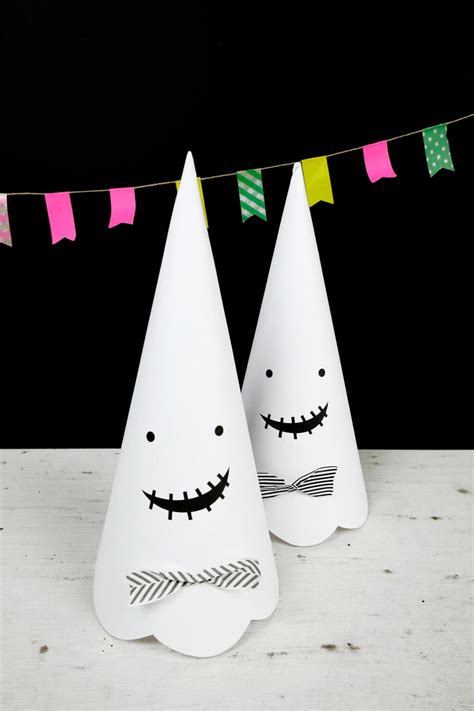 paper cone ghost printable  wonderful
