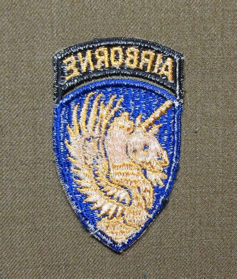 13th Airborne Division Patch With Integral Tab Sold J Mountain