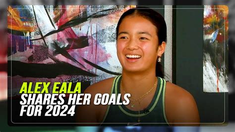 Pinay Tennis Ace Alex Eala Shares Her Goals For Youtube