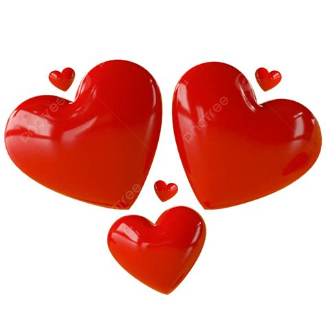 Big Hearted Clipart Vector 3d Hearts Make A Big Heart Shape Heart