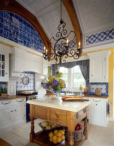 Blue And Yellow Kitchen Walls Abiewv