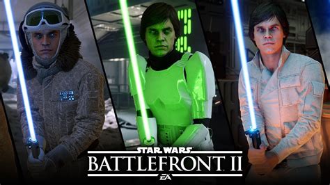 Luke Skywalker Hero Skins We Want Star Wars Battlefront 2 Hero