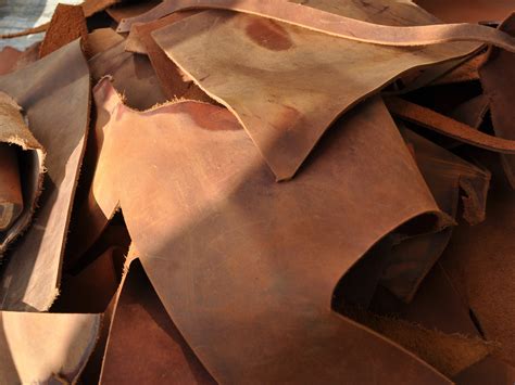 Dark Brown Bovine Cowhide Leather Pieces Kg Bag Of Scrap Etsy