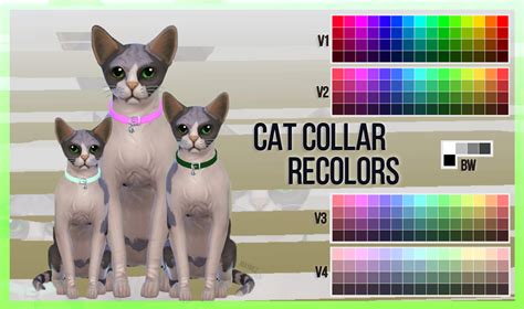 Mayrez Collar For Cats Recolors Sims 4 Updates ♦ Sims 4 Finds