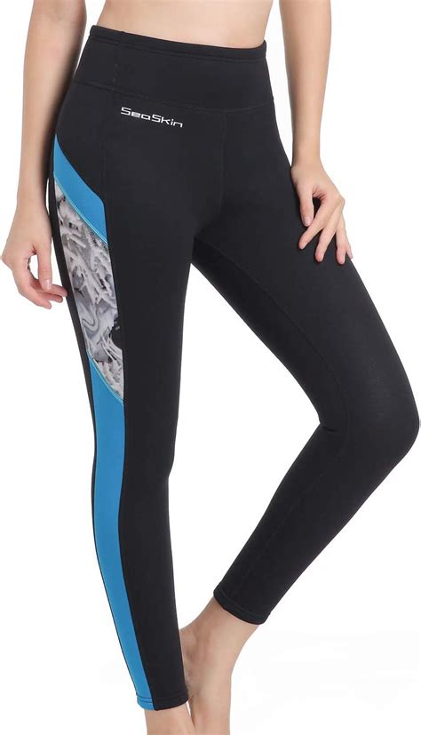 high neoprene 2mm tights swim women pants wetsuit waisted paddling sailing canoeing swimming