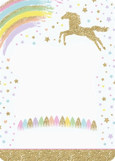 Pinterest Unicorn Themed Birthday Party Unicorn Birthday Invitations