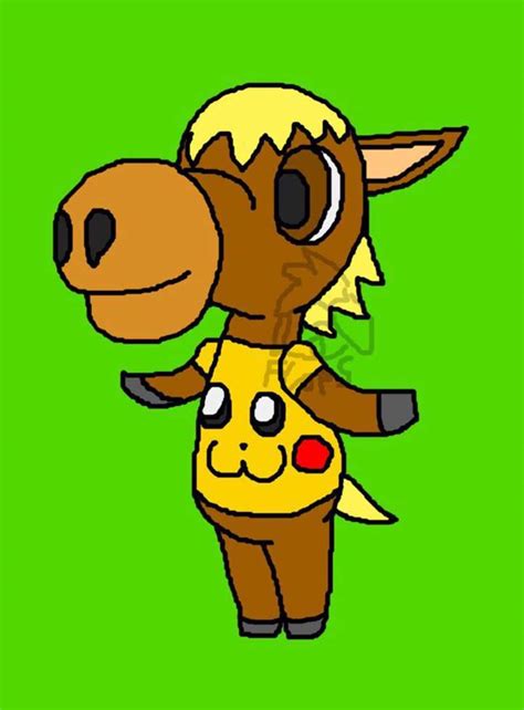 My Art Floppy Pony In Animal Crossing Drawing Amino