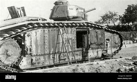World War Ii France Tanks B1 Bis Char B1 Bis Tank 257 Named