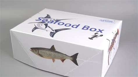 Fish Box Plastic Packing Frozen Packaging Fresh Seafood Ploytherene Pp