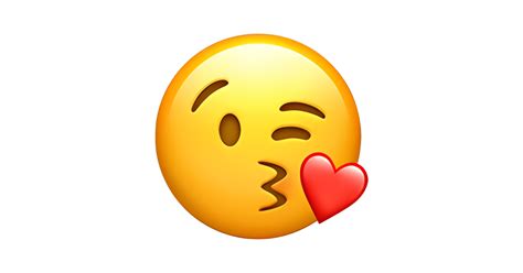 😘 Visage Envoyant Un Baiser Emoji — Signification Copier And Coller Combinaisons