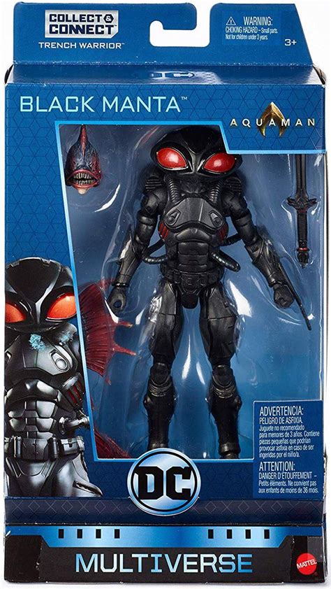 Black Manta Dc Comics Multiverse Trench Monster Collect And Connect Action Figure Collectible