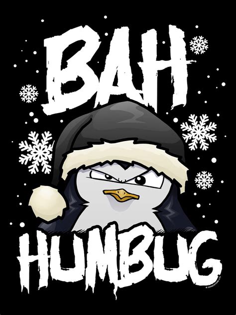 Psycho Penguin Bah Humbug Black Santa Sack Buy Online At
