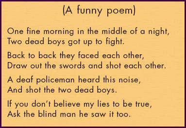 Funny sonnet Poems