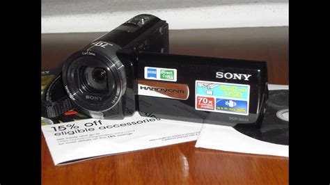 Sony Dcr Sx45 тест камеры тестовая запись Youtube