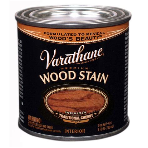 It makes a room feel elegant and comfortable. Varathane 1/2 pt. Traditional Cherry Wood Stain-266202 - The Home Depot