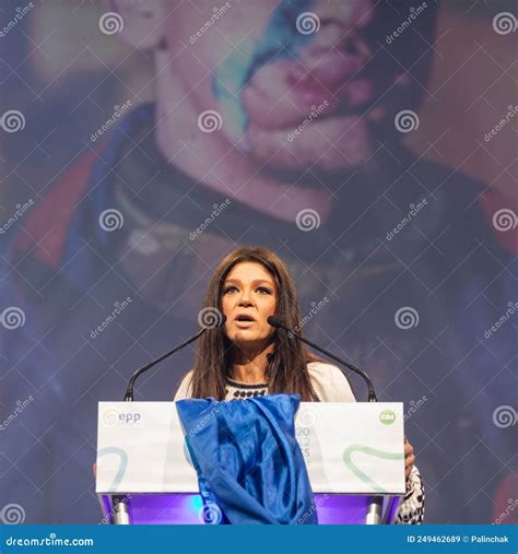 Singer Ruslana At Epp Congress Editorial Stock Image Image Of Party