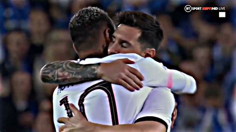 Lionel Messi And Neymar Hugging 4k Messi And Neymar Clip For Edit Youtube