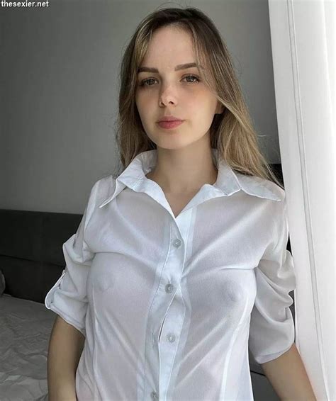 19 bautiful blonde in see through shirt without bra hgsto37 thesexier