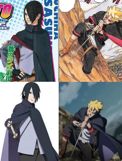 Are We Sure That Timeskip Boruto Is Wearing Sasukes Cloak Specifically