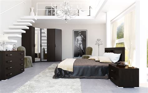 Read on we've got some lovely small room design ideas to maximize space and prove tiny spaces can be stylish. 4 Black and white brown bedroom mezzanine | Interior ...