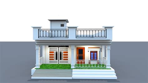 3 Bedroom House Plan With Low Budget Village In You