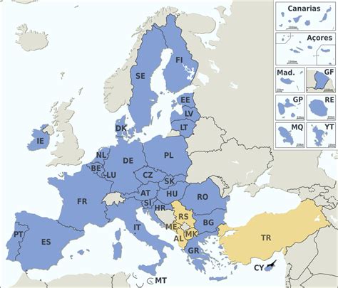 The union currently counts 27 eu countries. File:EU Member states and Candidate countries map.svg ...
