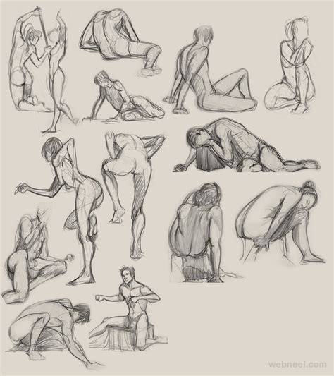 26 Beautiful Life Drawing And Figure Drawing Artworks Learn From Top
