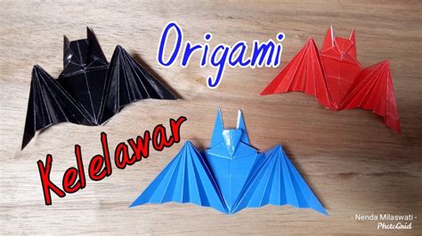 Mudah simpel silahkan mencobanya semoga bermanfaat cara mudah membuat origami. Cara membuat origami Kelelawar - YouTube